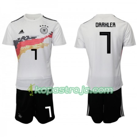 Billiga Fotbollströjor Tyskland DRAHLER 7 Barn Hemma tröja 2019 Kortärmad